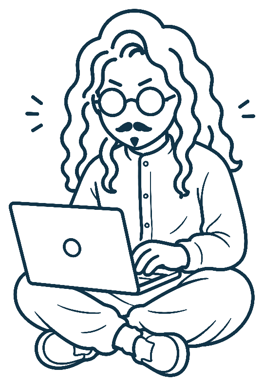 WordPressサイトを確認するひげめがね